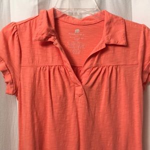 Perfectly preppy Coral lightweight dress